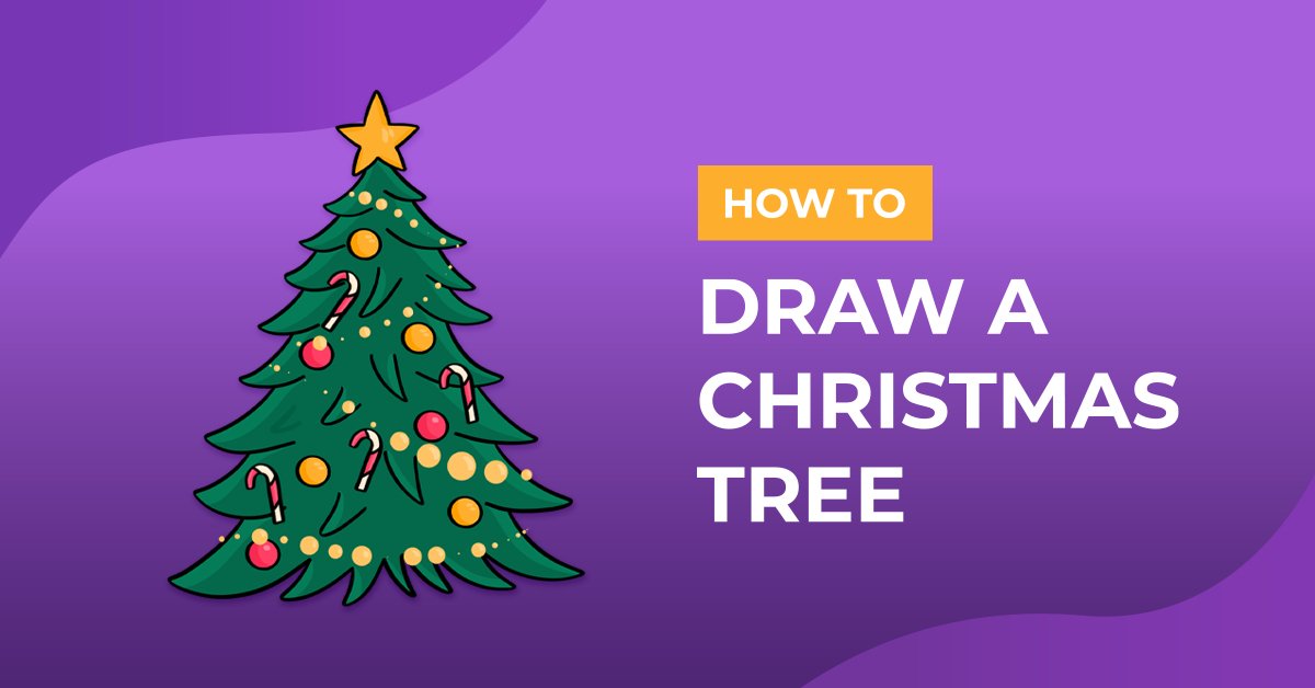 How To Draw a Christmas Tree